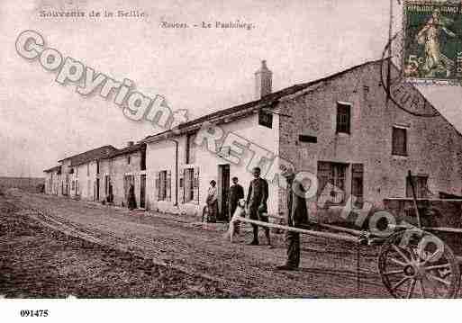 Ville de ROUVES, carte postale ancienne