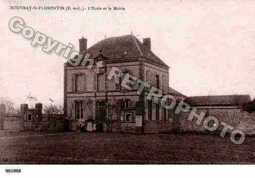 Ville de ROUVRAYSAINTFLORENTIN, carte postale ancienne