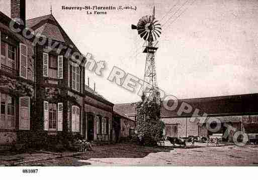 Ville de ROUVRAYSAINTFLORENTIN, carte postale ancienne