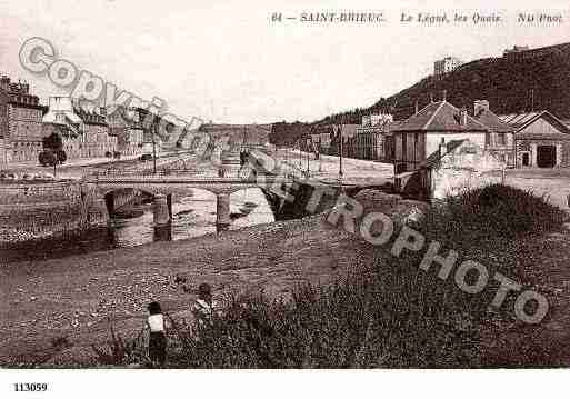 Ville de SAINTBRIEUC, carte postale ancienne