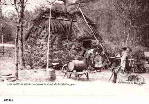 Ville de SAINTFARGEAU, carte postale ancienne