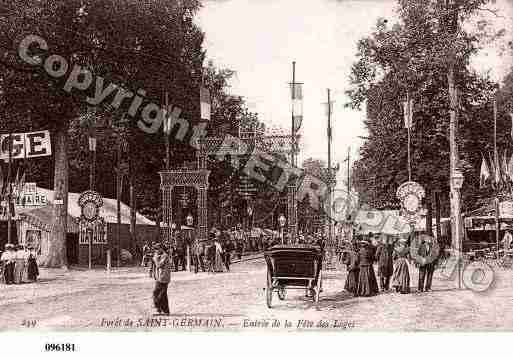 Ville de SAINTGERMAINENLAYE, carte postale ancienne