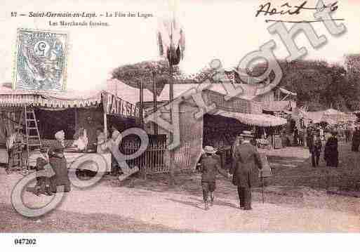 Ville de SAINTGERMAINENLAYE, carte postale ancienne