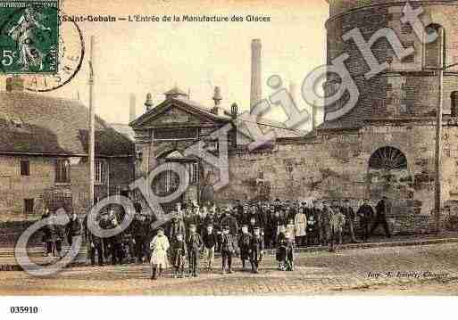 Ville de SAINTGOBAIN, carte postale ancienne