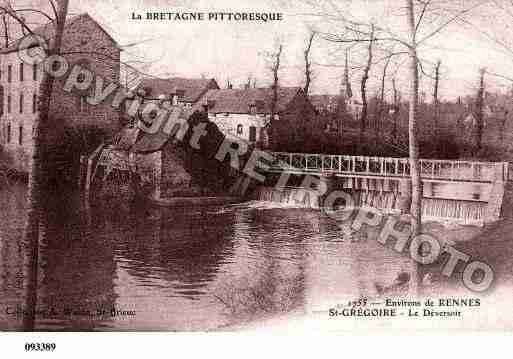 Ville de SAINTGREGOIRE, carte postale ancienne