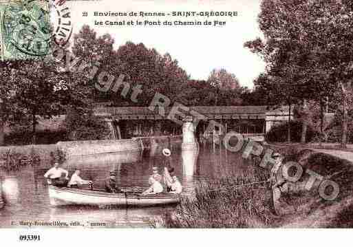 Ville de SAINTGREGOIRE, carte postale ancienne