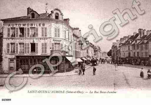 Ville de SAINTOUENL\'AUMONE, carte postale ancienne