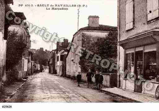 Ville de SAULTDENAVAILLES, carte postale ancienne