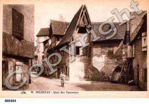 Ville de SELESTAT, carte postale ancienne