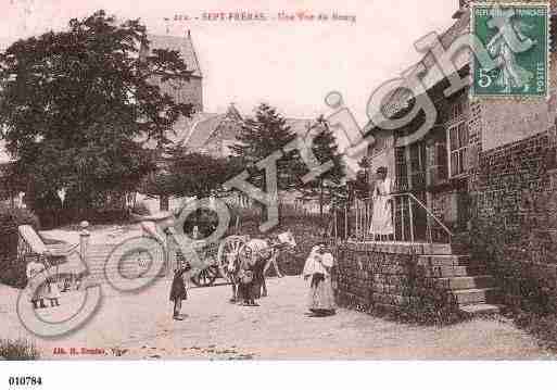 Ville de SEPTFRERES, carte postale ancienne