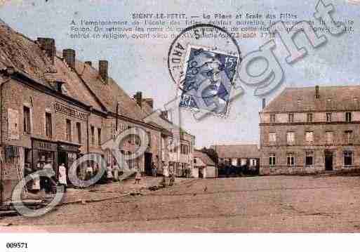 Ville de SIGNYLEPETIT, carte postale ancienne