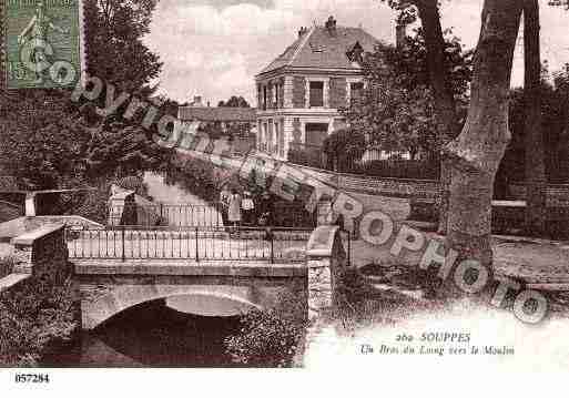 Ville de SOUPPESSURLOING, carte postale ancienne