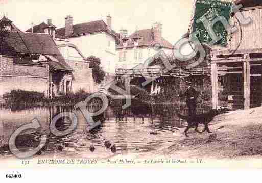 Ville de TROYES, carte postale ancienne