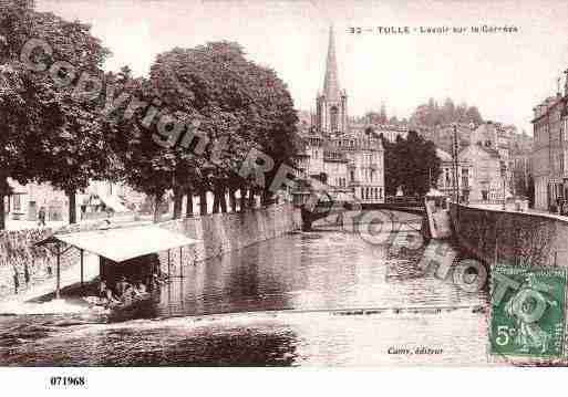 Ville de TULLE, carte postale ancienne