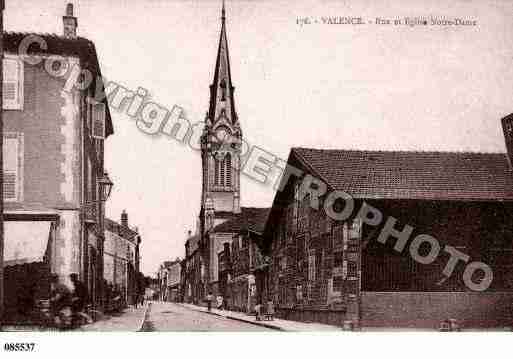 Ville de VALENCE, carte postale ancienne