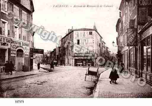 Ville de VALENCE, carte postale ancienne