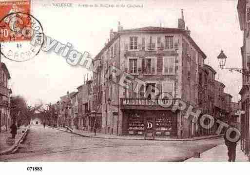 Ville de VALENCE, carte postale ancienne