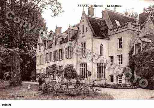 Ville de VERNEUIL, carte postale ancienne