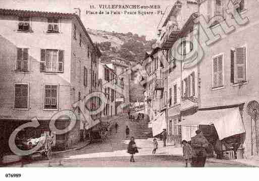 Ville de VILLEFRANCHESURMER, carte postale ancienne