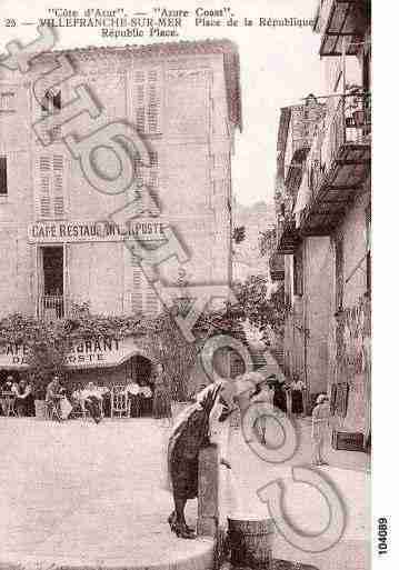 Ville de VILLEFRANCHESURMER, carte postale ancienne