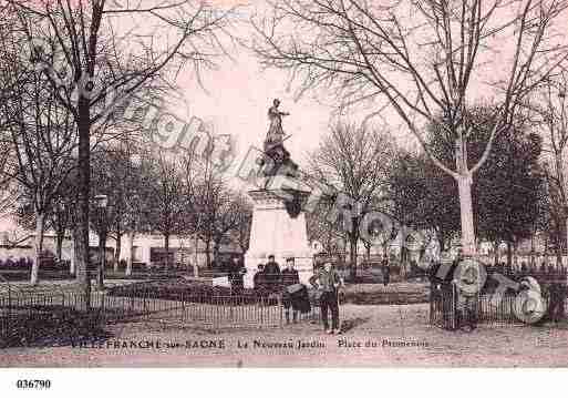 Ville de VILLEFRANCHESURSAONE, carte postale ancienne