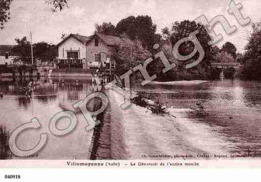 Ville de VILLEMOYENNE, carte postale ancienne