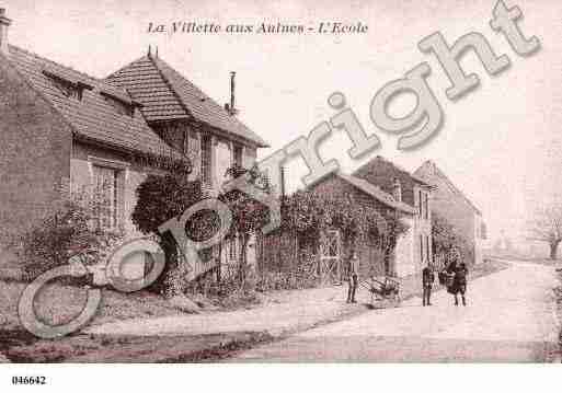 Ville de VILLETTEAUXAULNES, carte postale ancienne