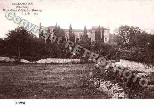 Ville de VILLOGNON, carte postale ancienne