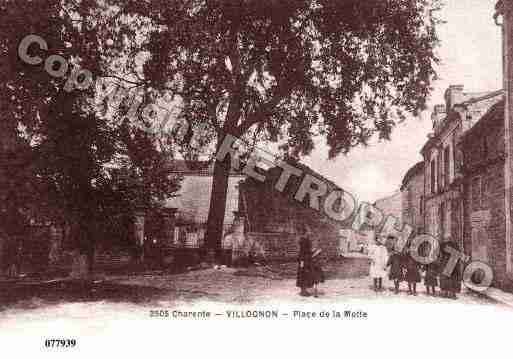 Ville de VILLOGNON, carte postale ancienne