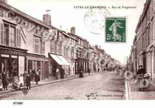 Ville de VITRYLEFRANCOIS, carte postale ancienne