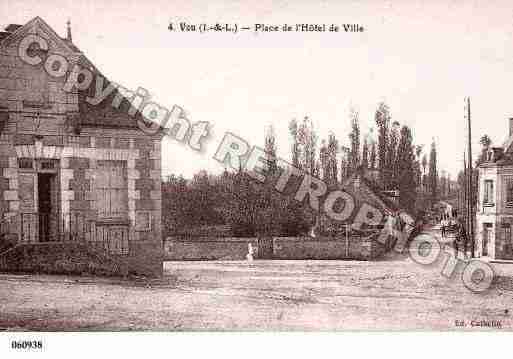 Ville de VOU, carte postale ancienne