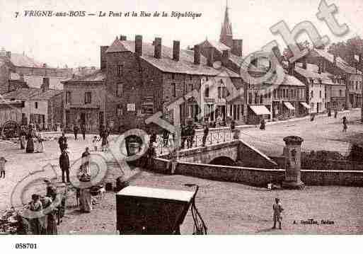 Ville de VRIGNEAUXBOIS, carte postale ancienne