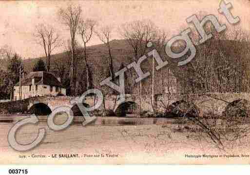 Ville de ALLASSAC, carte postale ancienne