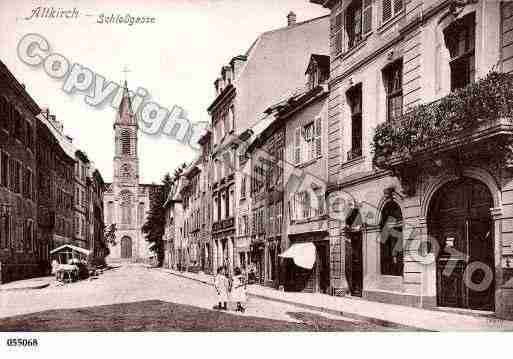 Ville de ALTKIRCH, carte postale ancienne