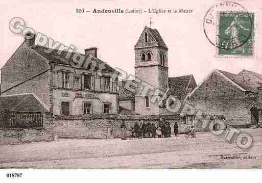 Ville de ANDONVILLE, carte postale ancienne