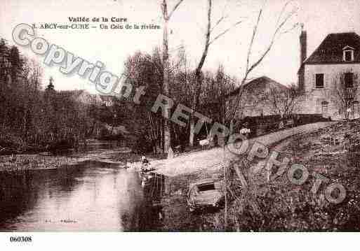 Ville de ARCYSURCURE, carte postale ancienne