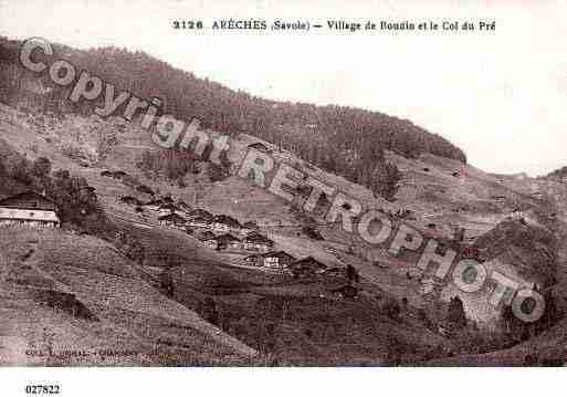 Ville de ARECHES, carte postale ancienne