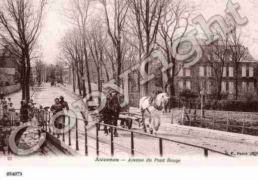 Ville de AVESNESSURHELPE, carte postale ancienne