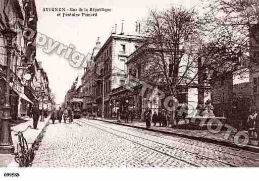 Ville de AVIGNON, carte postale ancienne Ville de AVIGNON, carte postale ancienne