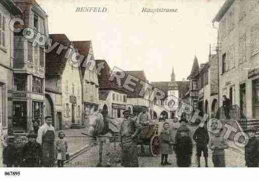 Ville de BENFELD, carte postale ancienne