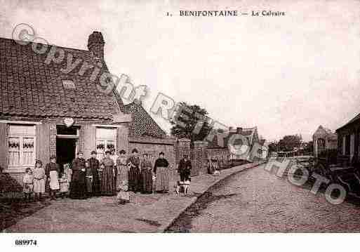 Ville de BENIFONTAINE, carte postale ancienne