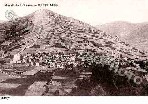 Ville de BESSE, carte postale ancienne