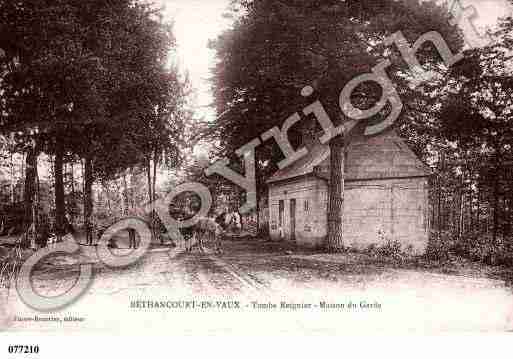 Ville de BETHANCOURTENVAUX, carte postale ancienne Ville de BETHANCOURTENVAUX, carte postale ancienne