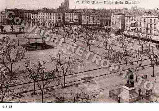 Ville de BEZIERS, carte postale ancienne