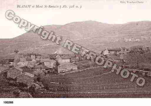 Ville de BLANOT, carte postale ancienne