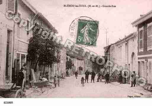 Ville de BLENODLESTOUL, carte postale ancienne