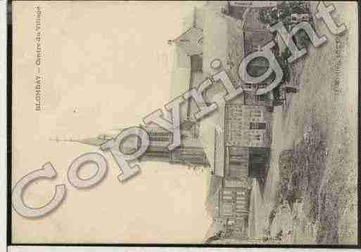 Ville de BLOMBAY, carte postale ancienne