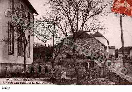 Ville de BOURNOIS, carte postale ancienne