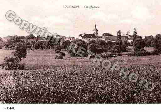 Ville de BOUSTROFF, carte postale ancienne