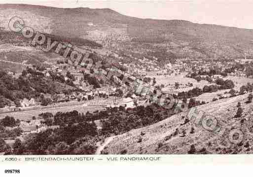 Ville de BREITENBACH, carte postale ancienne